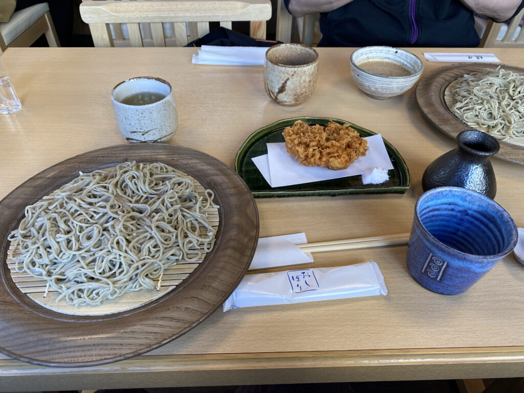 蕎麦と天ぷら